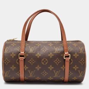 Pre Owned Louis Vuitton Monogram Canvas Papillon 26 Bag