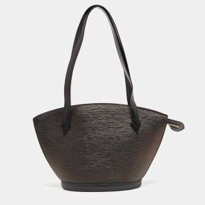 Pre Owned Louis Vuitton Black Epi Leather Saint Jacques PM Bag