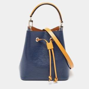 Pre Owned Louis Vuitton Indigo/Safran Epi Leather NeoNoe BB Bag