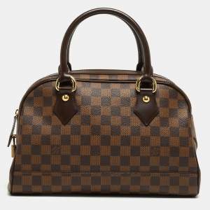 Pre Owned Louis Vuitton Damier Ebene Canvas Duomo Bag