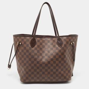 Louis Vuitton Damier Ebene Canvas Neverfull MM Bag