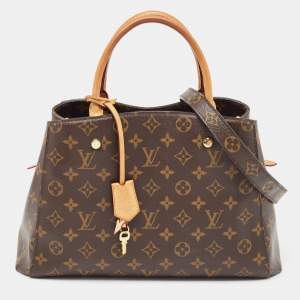 Pre Owned Louis Vuitton Monogram Canvas Montaigne BB Bag