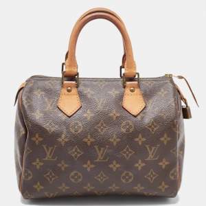 Louis Vuitton Brown Monogram Canvas Speedy 25 Handbag