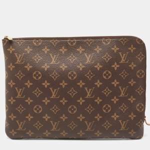 Pre Owned Louis Vuitton Monogram Canvas Poche Documents Portfolio Case