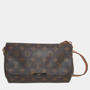Louis Vuitton Brown Favorite MM Shoulder Bag