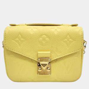 Louis Vuitton Yellow Empreinte Micro Metis Shoulder Bags