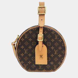 Louis Vuitton Brown Monogram Canvas Petit Boite Chapeau Shoulder Bags