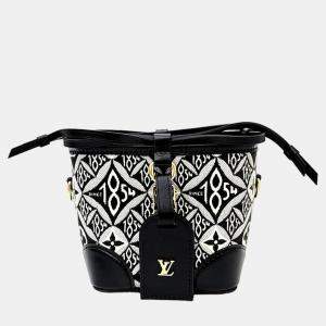 Louis Vuitton Black Canvas 1854 Noe Bucket Bag