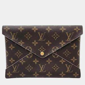 Louis Vuitton Brown Monogram Canvas Kirigami Clutch Bag