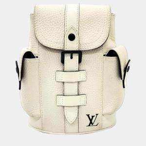Louis Vuitton Ivory Leather Christopher XS Sling Bag