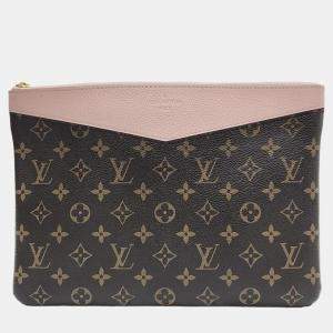 Pre Owned Louis Vuitton Monogram Daily Clutch