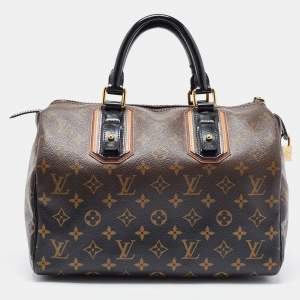 Pre Owned Louis Vuitton Monogram Canvas Limited Edition Mirage Speedy 30 Bag