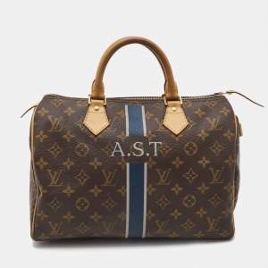 Pre Owned Louis Vuitton Monogram Canvas My LV Heritage Speedy 30 Bag