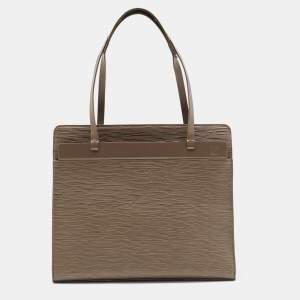 Pre Owned Louis Vuitton Pepper Epi Leather Croisette PM Tote