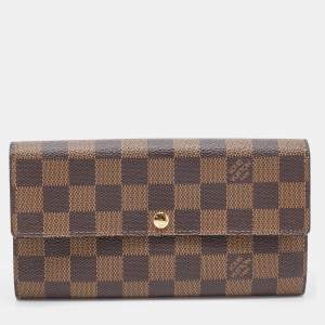 Louis Vuitton Monogram Canvas Canvas  Sarah Wallet