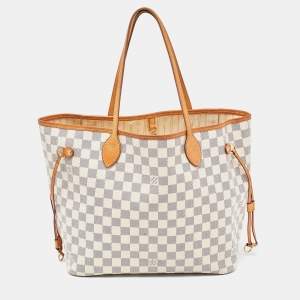 Louis Vuitton Damier Azur Canvas Neverfull MM Bag