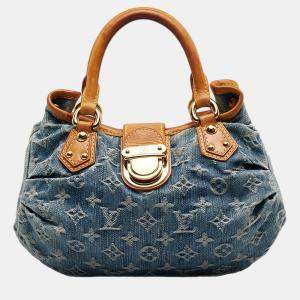 Louis Vuitton Blue Monogram Denim Pleaty