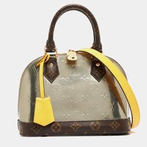 Pre Owned Louis Vuitton Metallise Monogram Vernis and Canvas Alma BB Bag