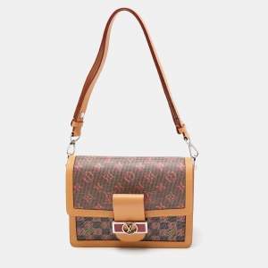 Pre Owned Louis Vuitton Rose Monogram LV Pop Canvas Dauphine MM Bag
