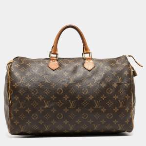 Louis Vuitton Monogram Canvas Speedy 40 Bag