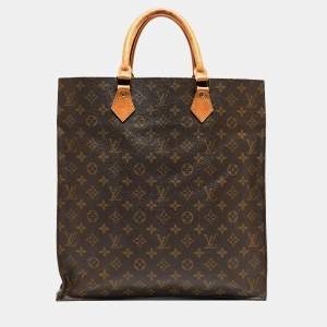 Pre Owned Louis Vuitton Monogram Canvas Sac Plat Bag