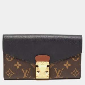Louis Vuitton Black Monogram Canvas Pallas Wallet
