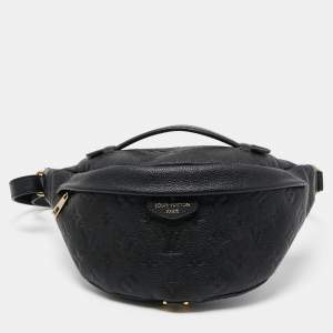 Louis Vuitton Black Monogram Empreinte Leather Bum Bag