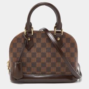 Pre Owned Louis Vuitton Damier Ebene Canvas Alma BB Bag
