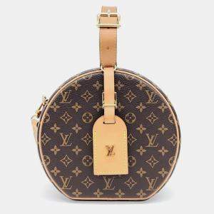 Louis Vuitton Brown Monogram Canvas Petite Boite Chapeau Shoulder Bag