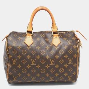 Pre Owned Louis Vuitton Monogram Canvas Speedy 30 Bag