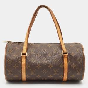 Pre Owned Louis Vuitton Monogram Canvas Papillon 26 Bag