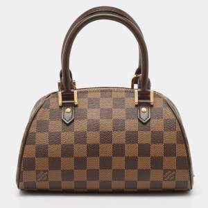 Pre Owned Louis Vuitton Damier Ebene Canvas Mini Ribera Bag