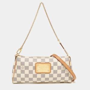 Louis Vuitton Damier Azur Canvas Eva Pochette Bag