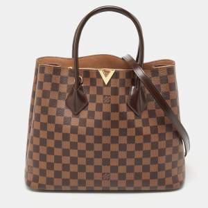 Pre Owned Louis Vuitton Damier Ebene Canvas Kensington Bag
