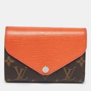 Louis Vuitton Piment Epi Leather and Monogram Canvas Marie-Lou Compact Wallet