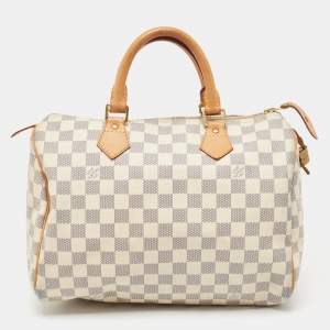 Louis Vuitton Damier Azur Canvas Speedy 30 Bag