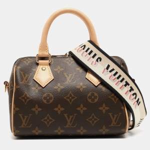 Pre Owned Louis Vuitton Monogram Canvas Speedy Bandouliere 20 Bag