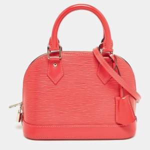 Pre Owned Louis Vuitton Pivoine Epi Leather Alma BB Bag