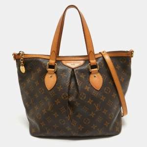 Pre Owned Louis Vuitton Monogram Canvas Palermo PM Bag