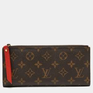 Louis Vuitton Coquelicot Monogram Canvas Adele Wallet