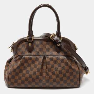 Pre Owned Louis Vuitton Damier Ebene Canvas Trevi PM Bag