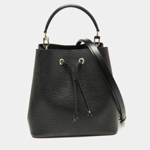 Louis Vuitton Black Epi Leather NeoNoe MM Bag