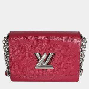Louis Vuitton Fuchsia Epi Twist MM Shoulder Bags