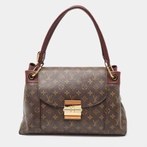 Pre Owned Louis Vuitton Aurore Monogram Canvas Olympe Bag