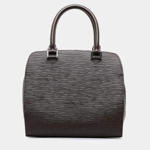Louis Vuitton Brown Leather Epi Pont-Neuf Bag