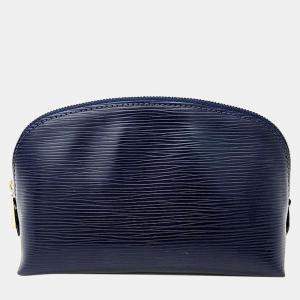 Pre Owned Louis Vuitton Black Epi Pouch