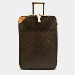 Pre Owned Louis Vuitton Monogram Canvas Pegase 65 Luggage