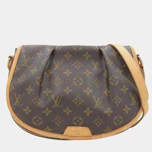 Louis Vuitton Brown Canvas  Monogram Menilmontant PM Shoulder Bags