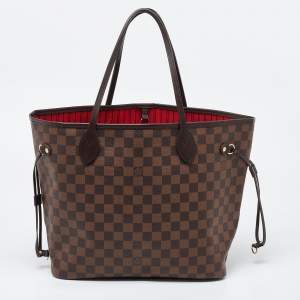 Louis Vuitton Damier Ebene Canvas Neverfull MM Bag