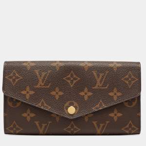 Louis Vuitton Monogram Canvas  Sarah Wallet